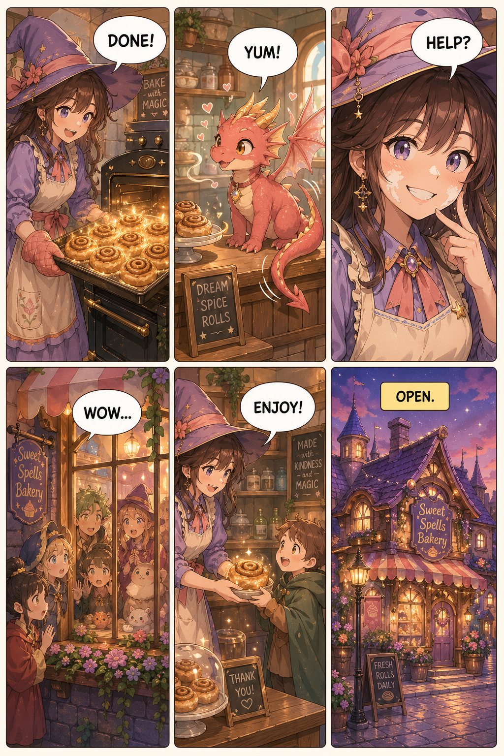 Magic Bakery — free manga made with Manga Creator