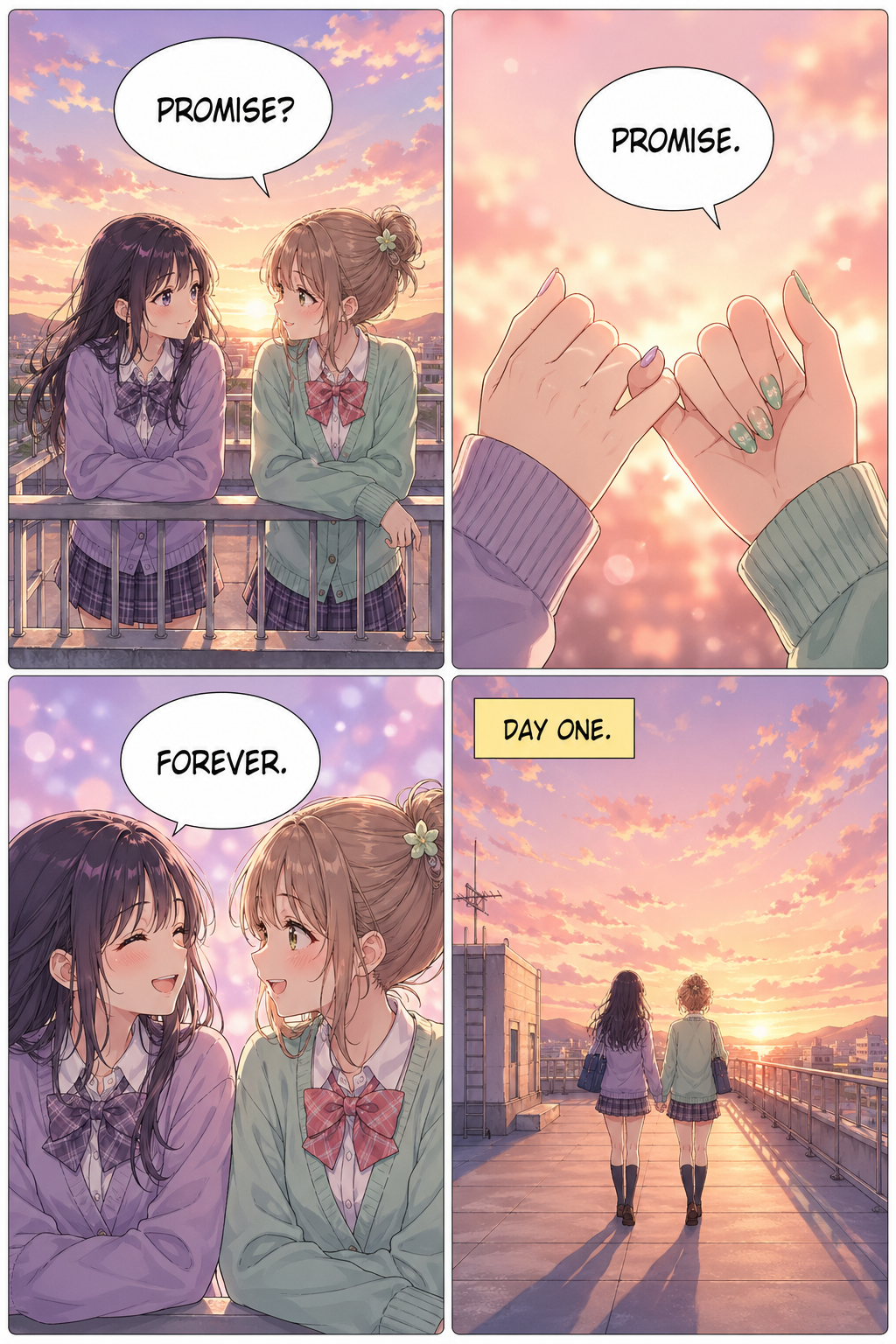 Rooftop Promise — free manga made with Manga Creator